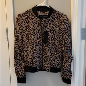 Nearly new all saints bomber